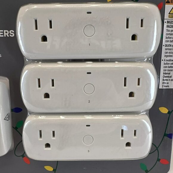 Commercial Electric Wireless Indoor Remote Control AC/DC Adapter, White(3-Pack) - Picture 3 of 5